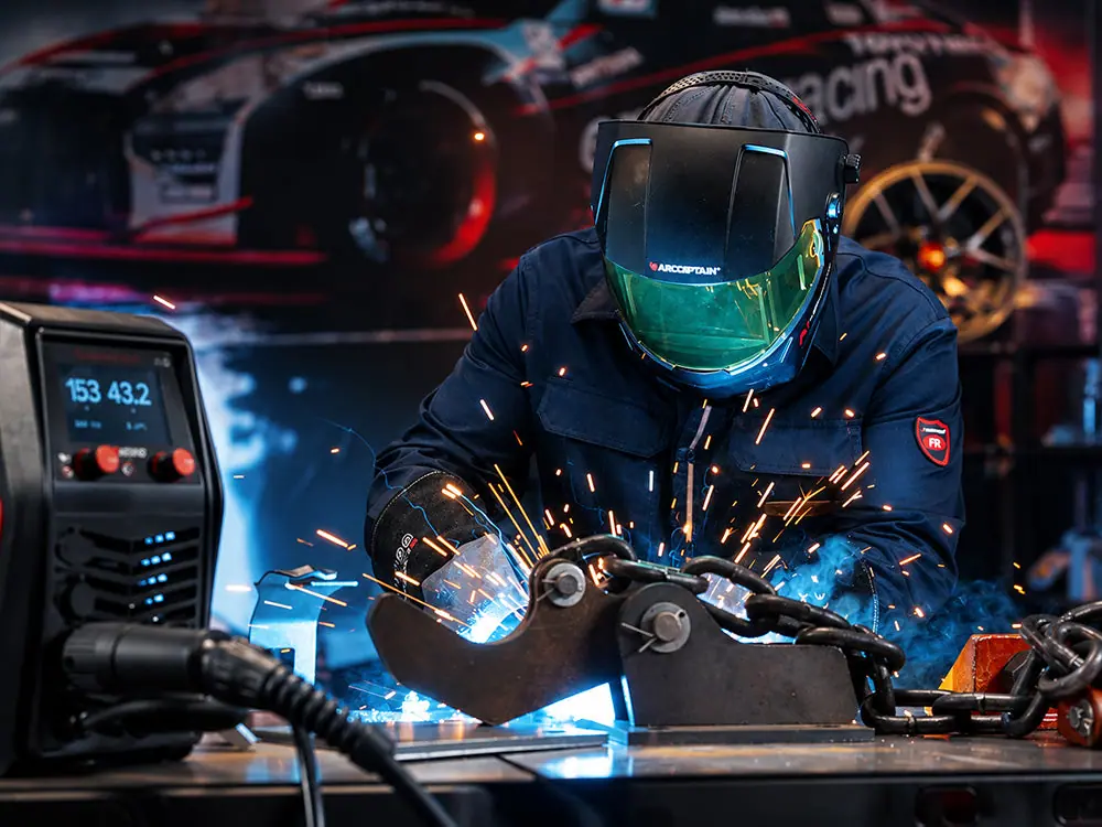 ARCCAPTAIN welding equipment at work