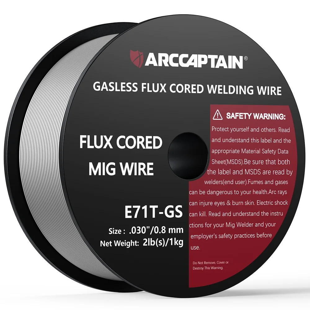 ARCCAPTAIN Flux Core Welding Wire E71T-GS .030" 2LB x 1 product details