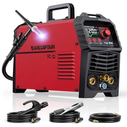 ARCCAPTAIN 200A TIG Welder, 110V/220V TIG/Stick 2 IN 1 Welding Machine image 3