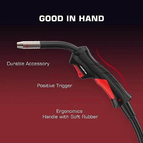 ARCCAPTAIN MB15 15AK MIG Welding Gun Torch Stinger 10ft (3m) Replacement product details