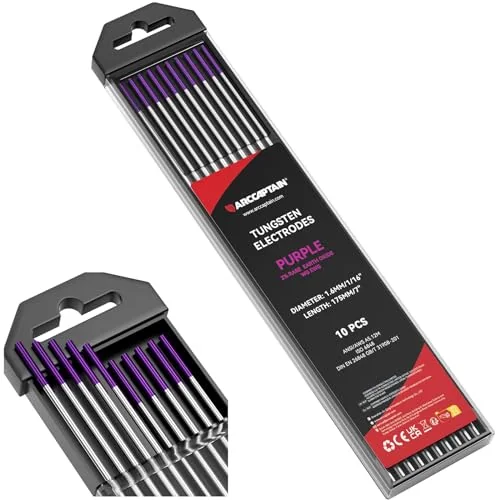 ARCCAPTAIN TIG Tungsten, TIG Welding Tungsten Electrode (Purple, EWG) image 3