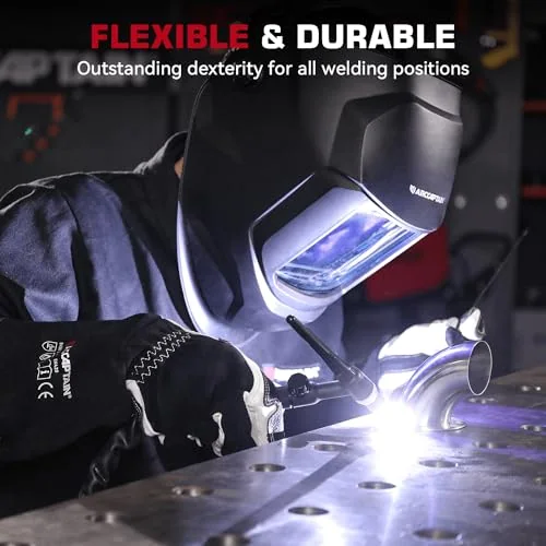 ARCCAPTAIN Tig Welding Gloves: Premium Goatskin Grain Leather, Dexterity, Comfort, Duralble Tig Gloves for Work Protection image 5