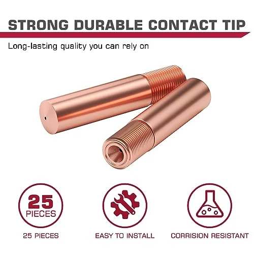 ARCCAPTAIN MIG Welding Contact Tips 11-30 (0.030") 25pcs Welding Tips Set image 4