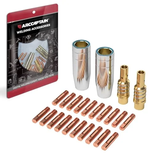 ARCCAPTAIN MB15 15AK MIG Welding Gun Kit .030" Contact Tip Nozzle Diffuser image 2