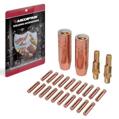 ARCCAPTAIN Lincoln Magnum 100L MIG Welding Gun Kit .035" Contact Tip Nozzle image 2