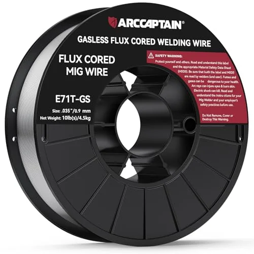 ARCCAPTAIN Flux Core Welding Wire E71T-GS .035" 10LB x 1 product details