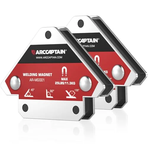 ARCCAPTAIN Welding Magnets 2pcs 25LB Welding Magnet Set product details