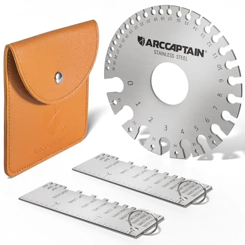 ARCCAPTAIN Metal Gauge Thickness Tool, Metal Thickness Gauge, 1 Set image 2