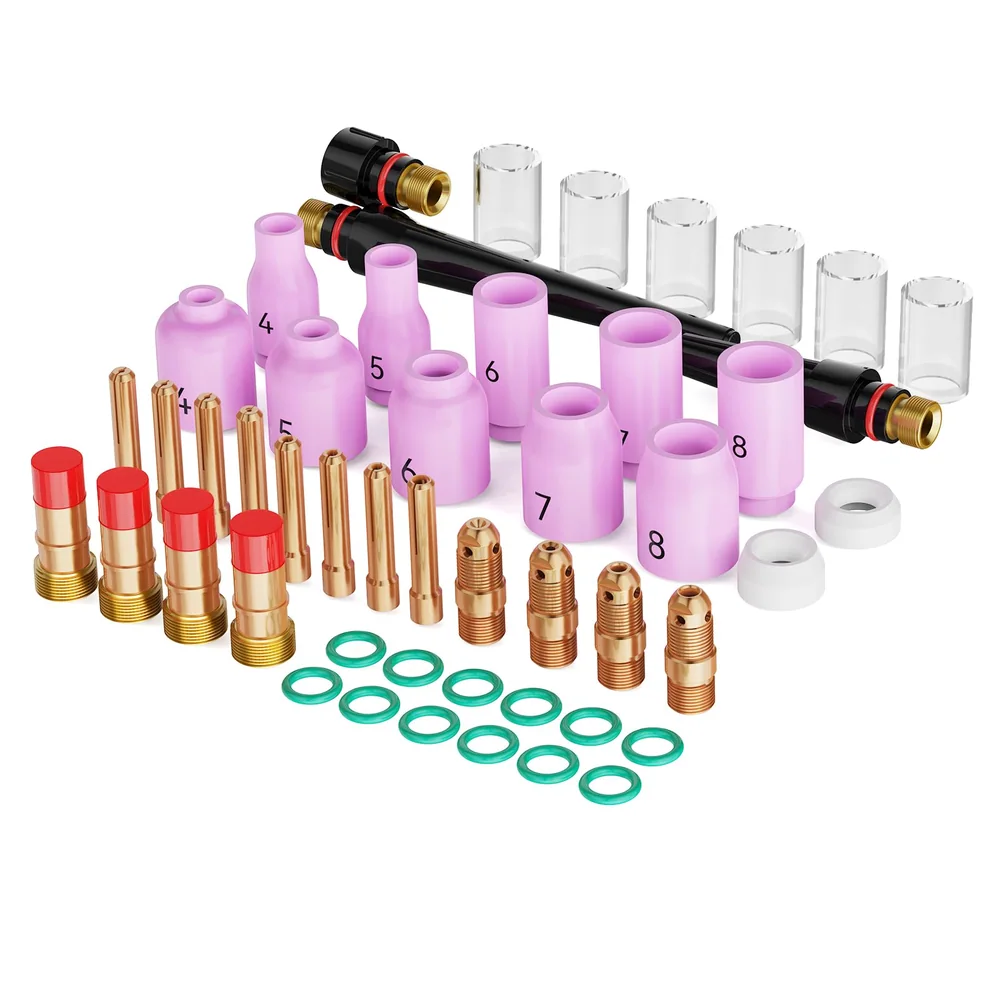 ARCCAPTAIN 49 Pcs TIG Welding Torch Accessories Kit for WP-17/18/26 product details