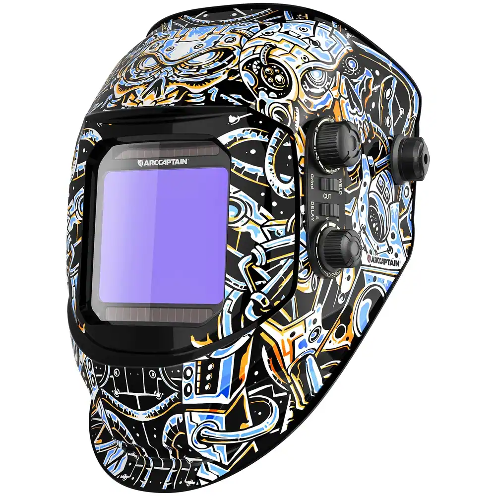 ARCCAPTAIN Auto Darkening Welding Helmet, 3.94"X3.66" Large Viewing Screen product details