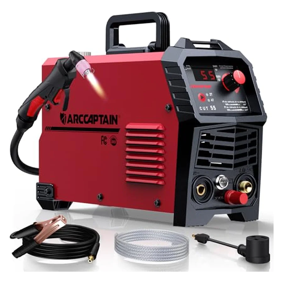 ARCCAPTAIN 55A Plasma Cutter Machine, Non-Touch Pilot Arc, 120V/240V