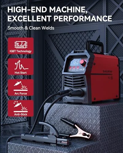 ARCCAPTAIN 160A Stick Welder, ARC/Lift TIG Welding Machine, 110V/220V image 5