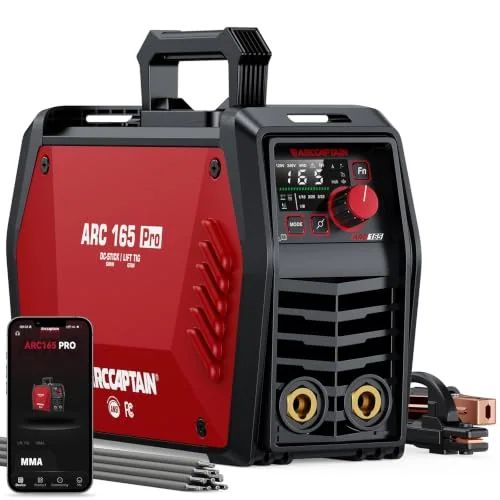 ARCCAPTAIN 165A Stick Welder, ARC/Lift TIG Welding Machine, 120V/240V image 3