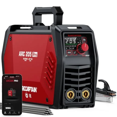ARCCAPTAIN 205A Stick Welder, ARC/Lift TIG Welding Machine, 120V/240V image 2