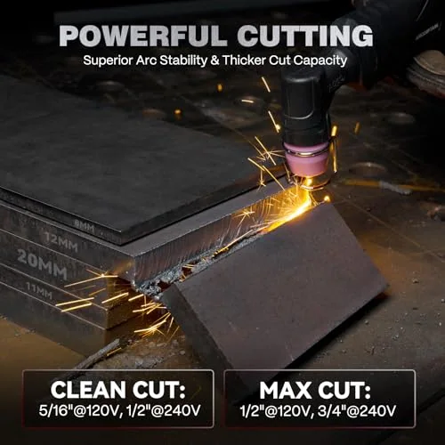ARCCAPTAIN iControl CUT55 Pro Plasma Cutter Machine, 55Amp, 120V/240V image 5