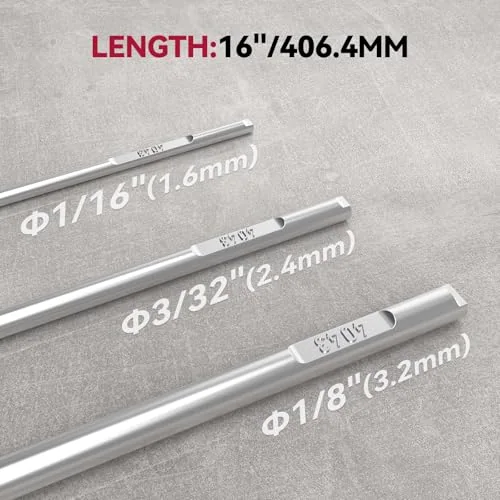 ARCCAPTAIN ER4043 Aluminum TIG Welding Rod, 1/8" x 16" 5LB image 3