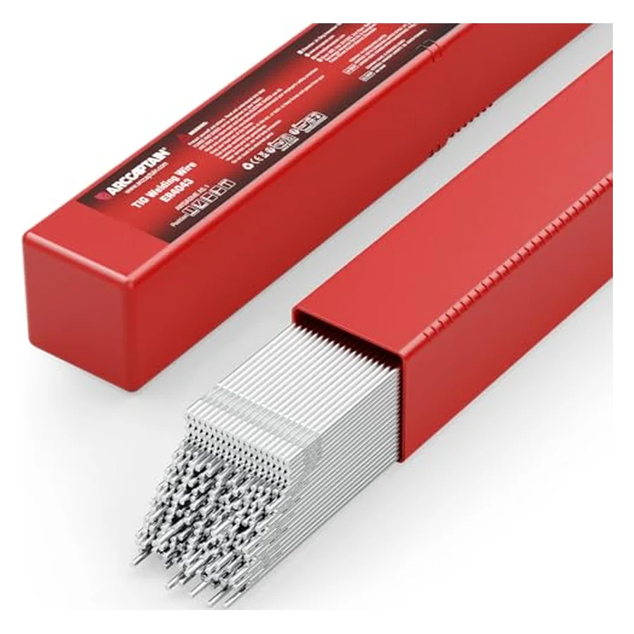 ARCCAPTAIN ER4043 Aluminum TIG Welding Rod, 1/8" x 16" 5LB