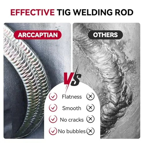 ARCCAPTAIN Stainless Steel TIG Welding Rod ER308L, 1/8" x 16" 5LB image 5