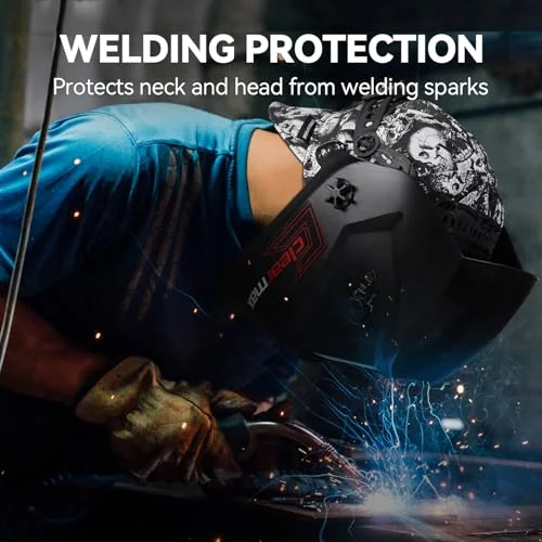 ARCCAPTAIN Reversible Welding Caps, 8 Panel Protective Welding Cap, 10 oz Fireproof Cotton Comforts for Safety and Protection While Welding to Men Women, 7 image 3