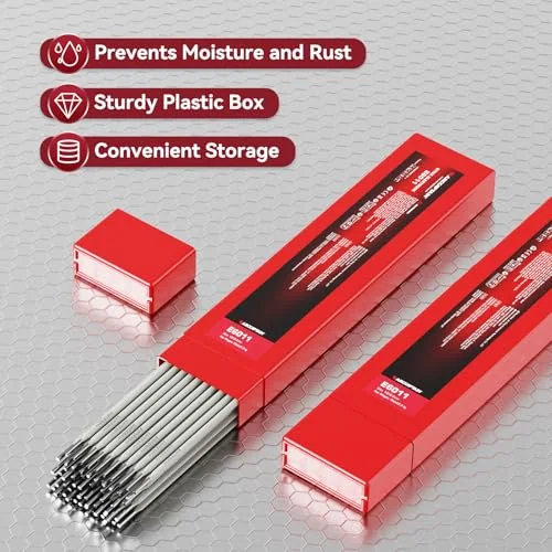 ARCCAPTAIN E6011 Welding Rods 1/8" 5LB Carbon Steel Stick Electrodes image 5