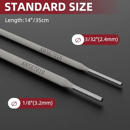 ARCCAPTAIN E7018 Welding Rod 3/32" 5 LB Low Hydrogen Carbon Steel Electrode product details