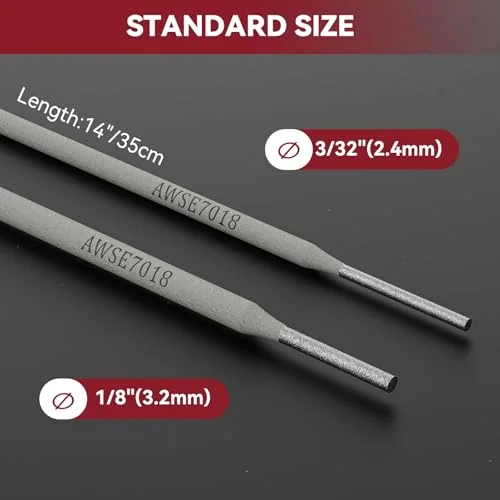 ARCCAPTAIN E7018 Welding Rods 1/8" 5LB Low Hydrogen Carbon Steel Electrode image 3