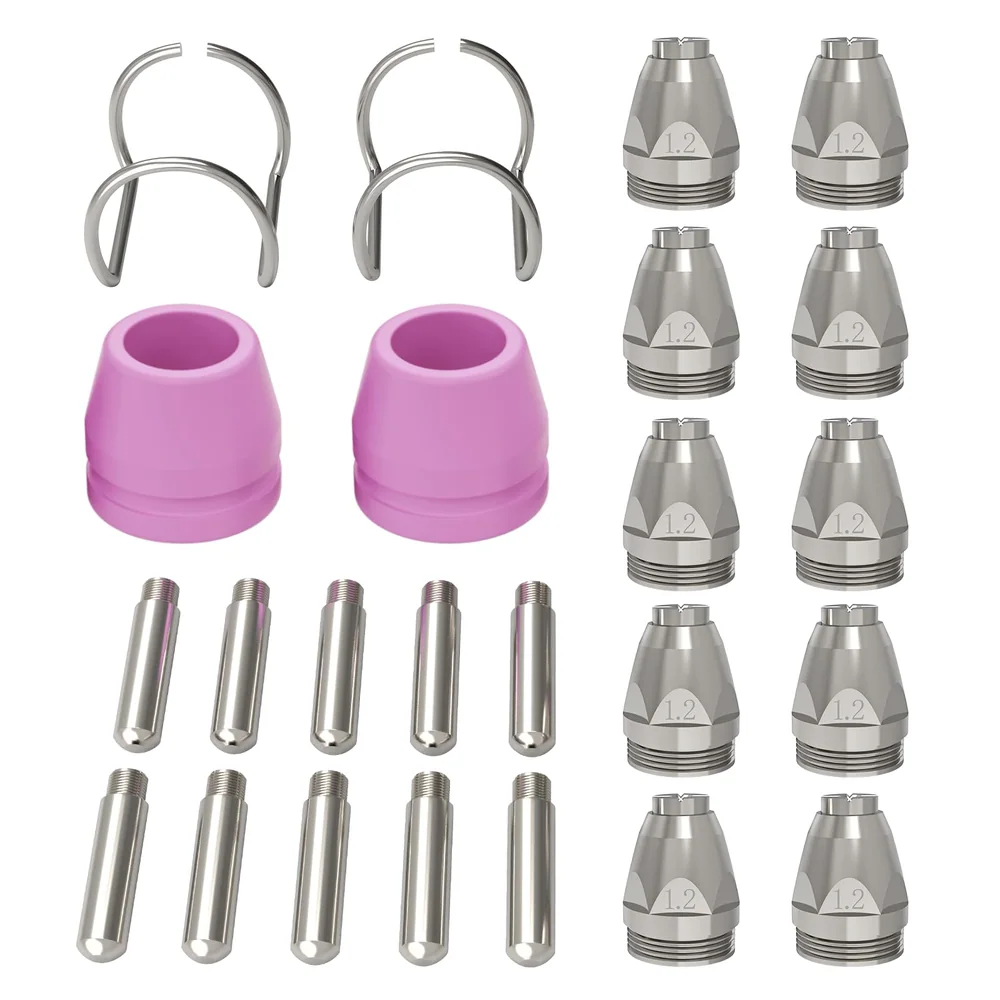 ARCCAPTAIN AG-60 Plasma Cutter Torch Consumables, .045'' SG-55 AG-60 WSD-60 Plasma Cutter Accessories for ARCCAPTAIN CUT55 PRO, CUT55 PROLUX, CUT 55PILOTARC,CUT 55PIL0T, CUT 60HF, CUT 60HF PRO,24 Pcs image 2
