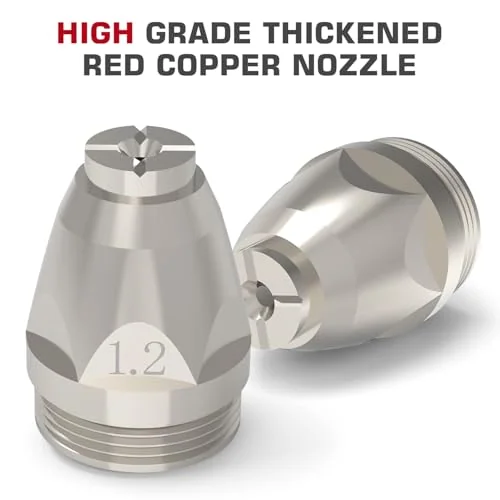 ARCCAPTAIN AG-60 Plasma Cutter Torch Consumables, .045'' SG-55 AG-60 WSD-60 Plasma Cutter Accessories for ARCCAPTAIN CUT55 PRO, CUT55 PROLUX, CUT 55PILOTARC,CUT 55PIL0T, CUT 60HF, CUT 60HF PRO,24 Pcs image 6