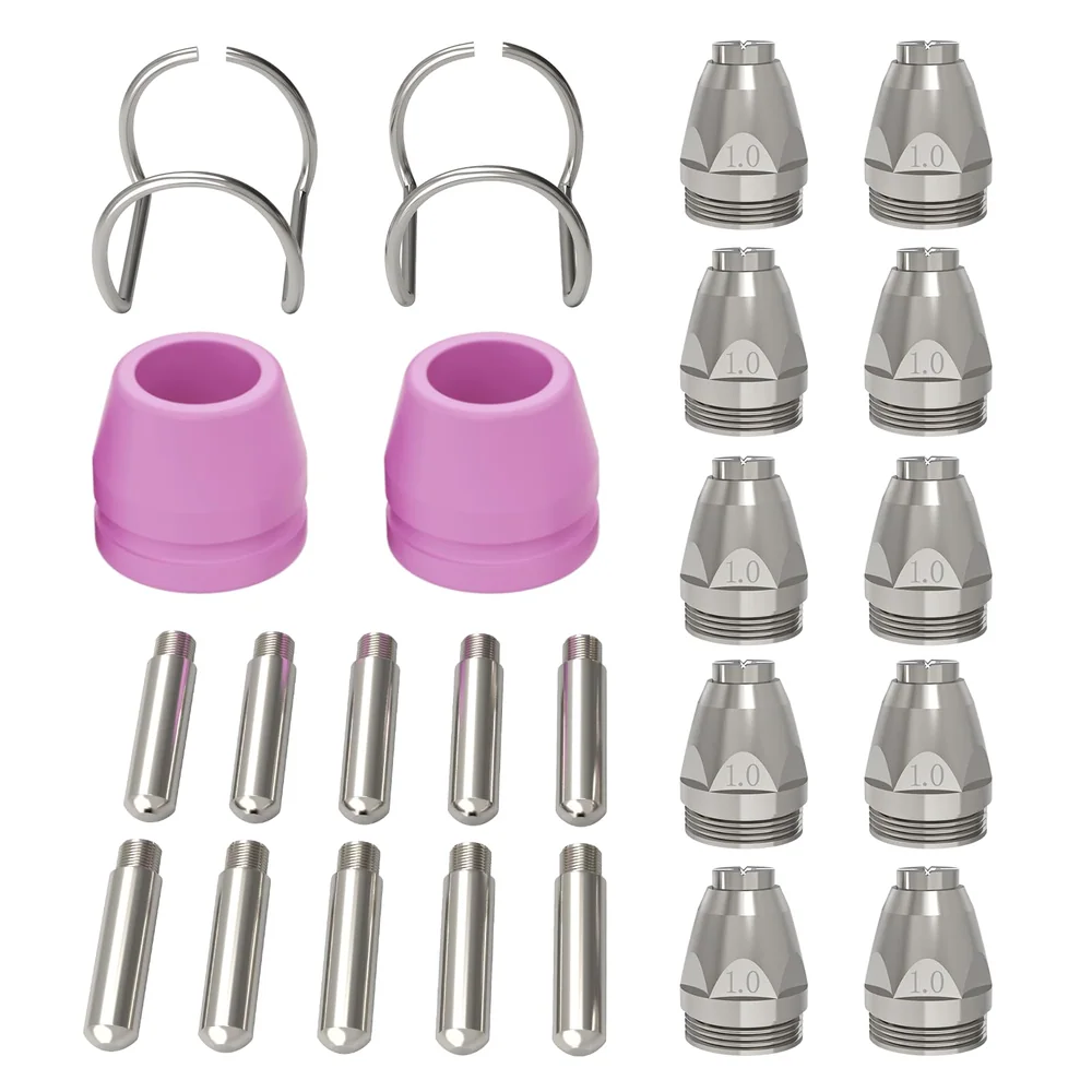 ARCCAPTAIN AG-60 Plasma Cutter Torch Consumables, .040'' SG-55 AG-60 WSD-60 Plasma Cutter Accessories for ARCCAPTAIN CUT55/CUT55PRO, 24 Pcs image 2