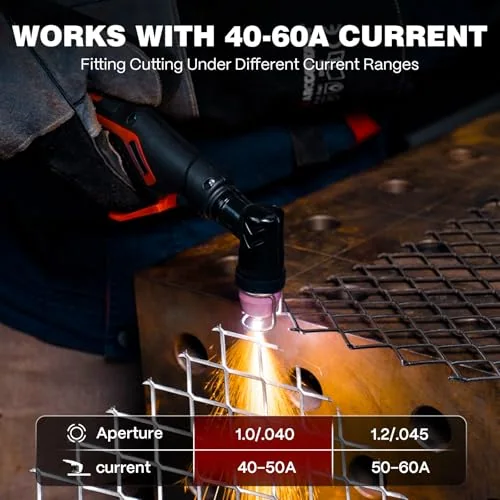 ARCCAPTAIN AG-60 Plasma Cutter Torch Consumables, .040'' SG-55 AG-60 WSD-60 Plasma Cutter Accessories for ARCCAPTAIN CUT55/CUT55PRO, 24 Pcs image 4