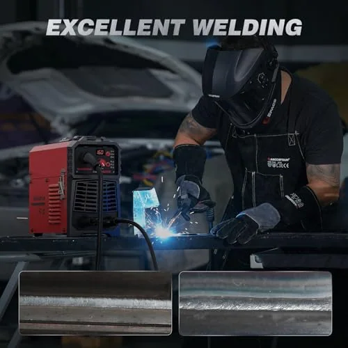 ARCCAPTAIN 160A MIG Welder 110V 220V Gasless Gas MIG Stick Lift TIG Welding image 4