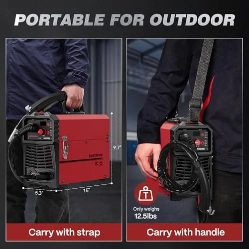 ARCCAPTAIN 160A MIG Welder 110V 220V Gasless Gas MIG Stick Lift TIG Welding image 6