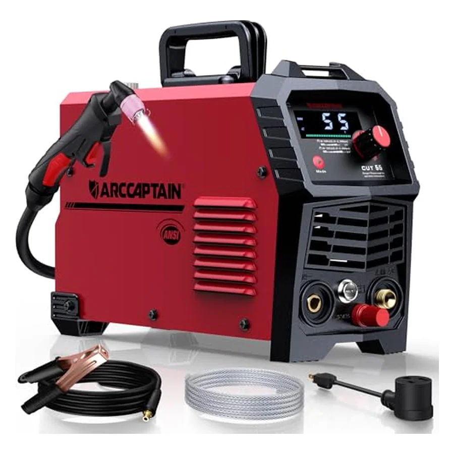 ARCCAPTAIN Plasma Cutter Machine, 55A, Non-Touch Pilot Arc, 120V/240V