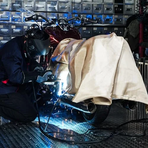 ARCCAPTAIN 2PC Welding Blanket 6x8FT, 1022°F Heat Resistant Fabric Blankets product details