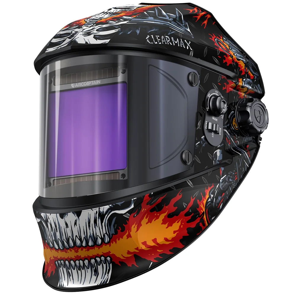 ARCCAPTAIN Welding Helmet, 3.94"×3.66" Auto Darkening Welding Hood product details