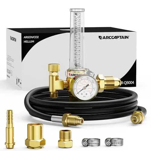 ARCCAPTAIN Argon/CO2/Helium Regulator with 8.2FT Inert Gas Welding Hose product details