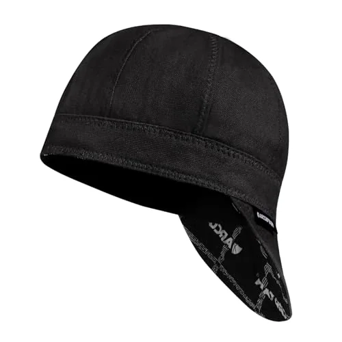 ARCCAPTAIN Reversible Welding Cap, 8-Panel FR Welders Cap, Black, 7 image 2