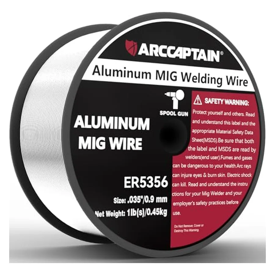 ARCCAPTAIN Magnesium Aluminum MIG Welding Wire ER5356 .035", 1LB