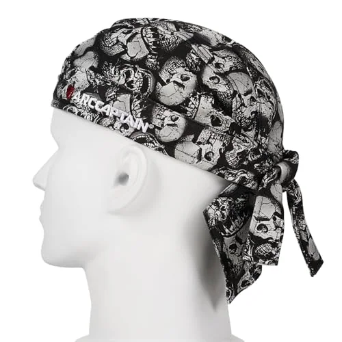 ARCCAPTAIN 2PC Welding Doo Rag, Welding Cap, Protective Welders Cap image 4