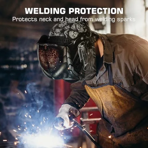 ARCCAPTAIN 2PC Welding Doo Rag, Welding Cap, Protective Welders Cap image 5