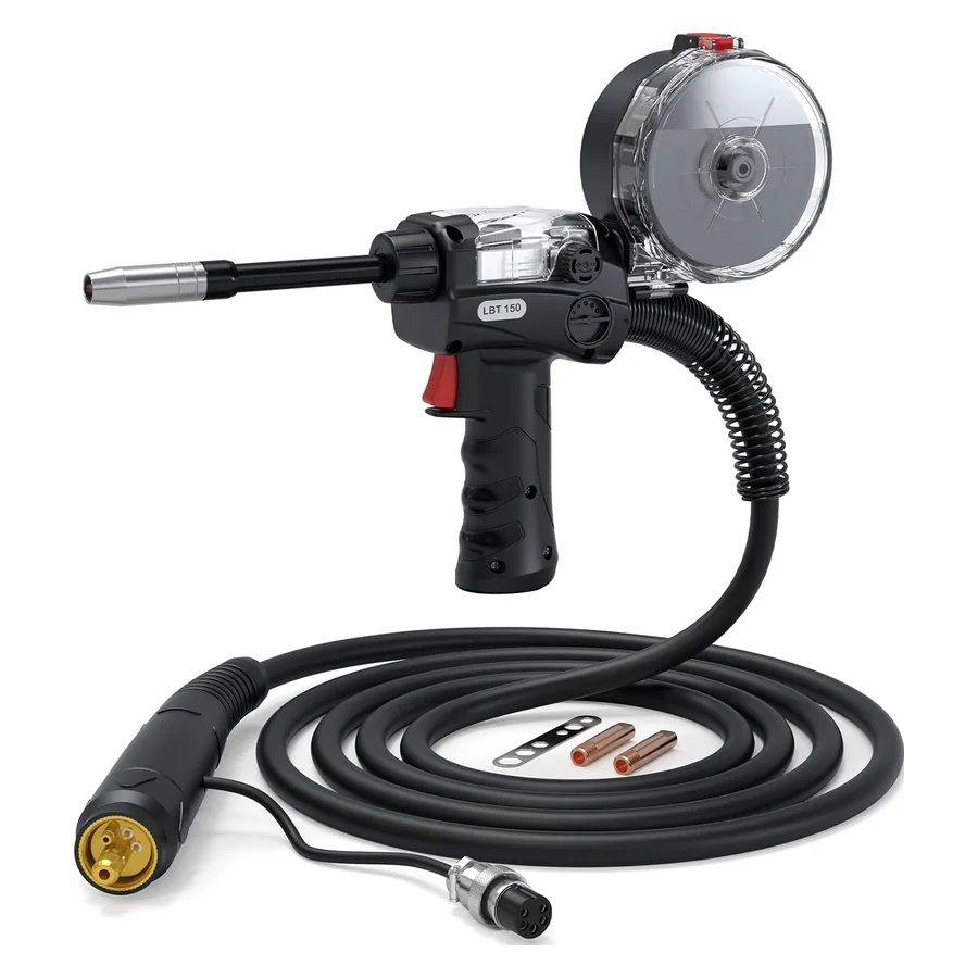 ARCCAPTAIN Spool Gun 5-Pin for Aluminum Welding 150A Euro Connection 10FT