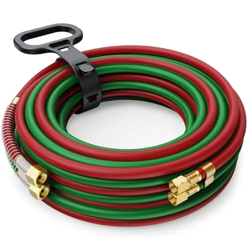 ARCCAPTAIN Grade T Oxygen Acetylene Hose, 1/4" x 50 FT image 2