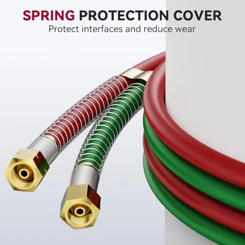ARCCAPTAIN Grade T Oxygen Acetylene Hose, 1/4" x 50 FT image 6