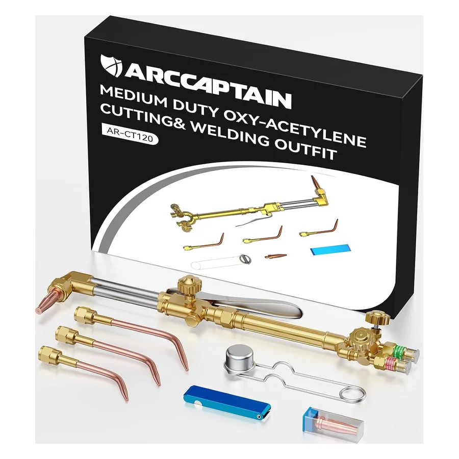 ARCCAPTAIN Medium Duty Oxy Acetylene Cutting Torch with Check Valve