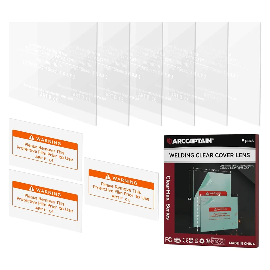 ARCCAPTAIN Replacement Lens for SUN9L Welding Helmet