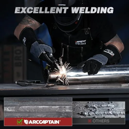 ARCCAPTAIN 165A MIG Welder 110V 220V 4-in-1 Gasless Gas MIG Stick Lift TIG image 6