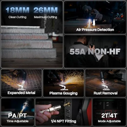 ARCCAPTAIN iControl CUT55 MP [Non-HF] Plasma Cutter Machine, APP Control image 4