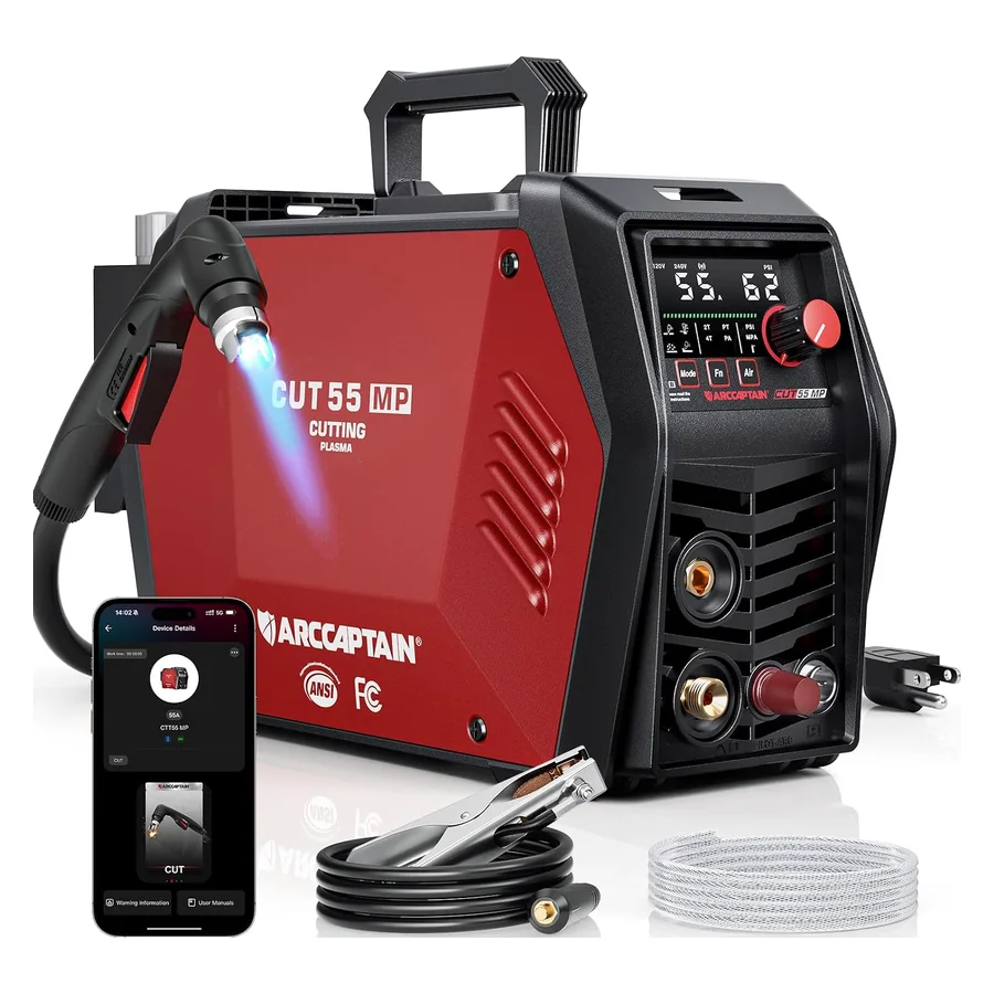 ARCCAPTAIN iControl CUT55 MP [Non-HF] Plasma Cutter Machine, APP Control
