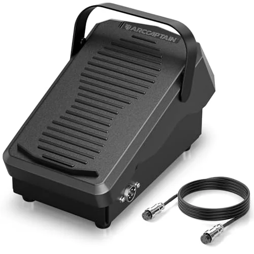 ARCCAPTAIN TIG Welding Foot Pedal, 5-Pin Remote Amp Control image 2