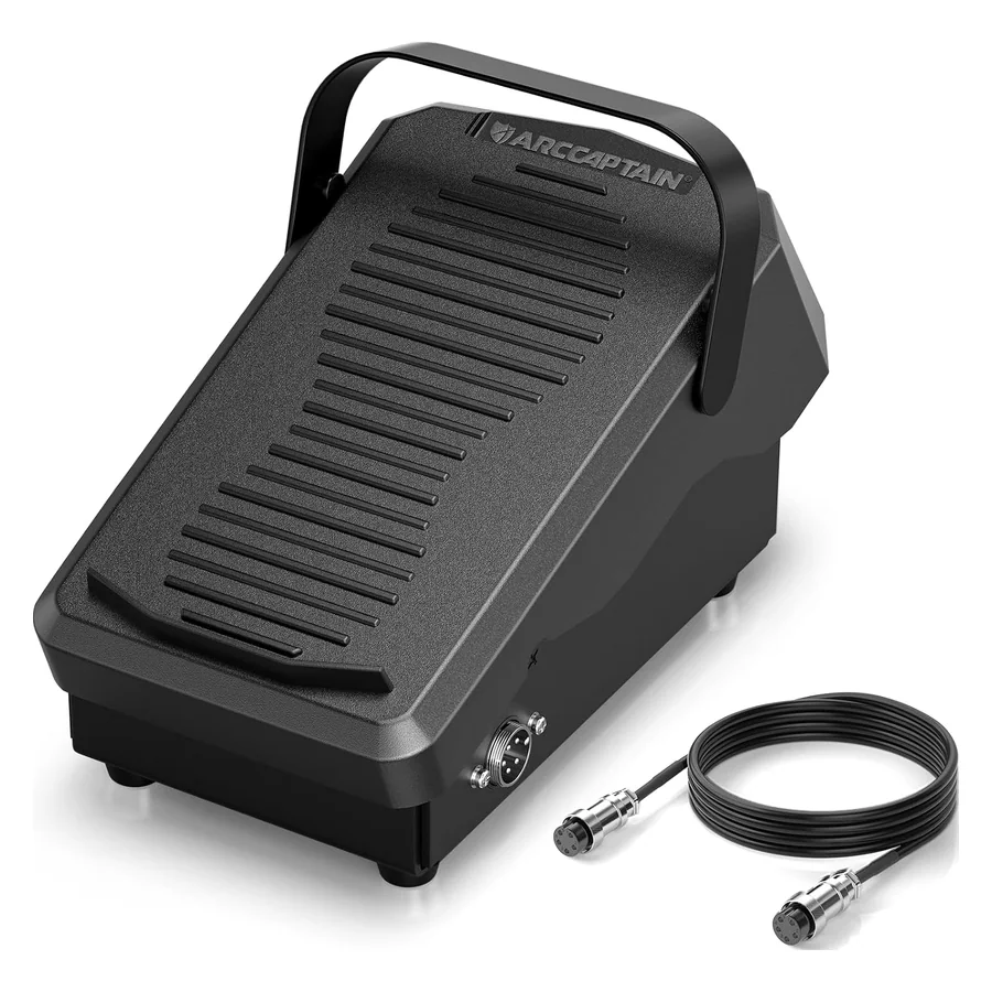 ARCCAPTAIN TIG Welding Foot Pedal, 5-Pin Remote Amp Control